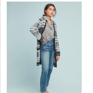 Mauve by Anthropologie Plaid Sweater